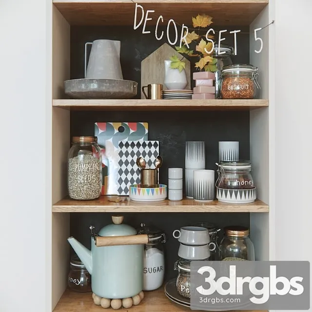 Decor set 5 3D Model Download
