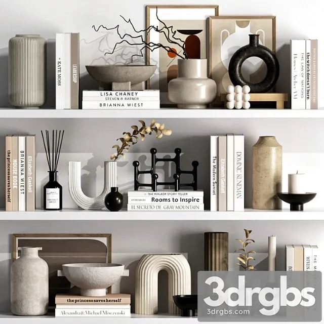 Decor Set 54 3D Model Download