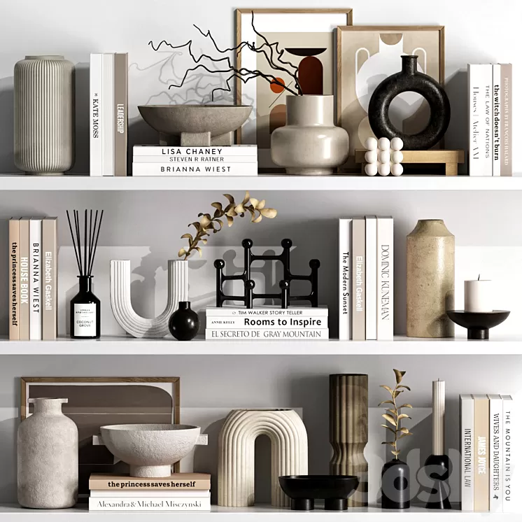 Decor set 54 3D Model Free Download