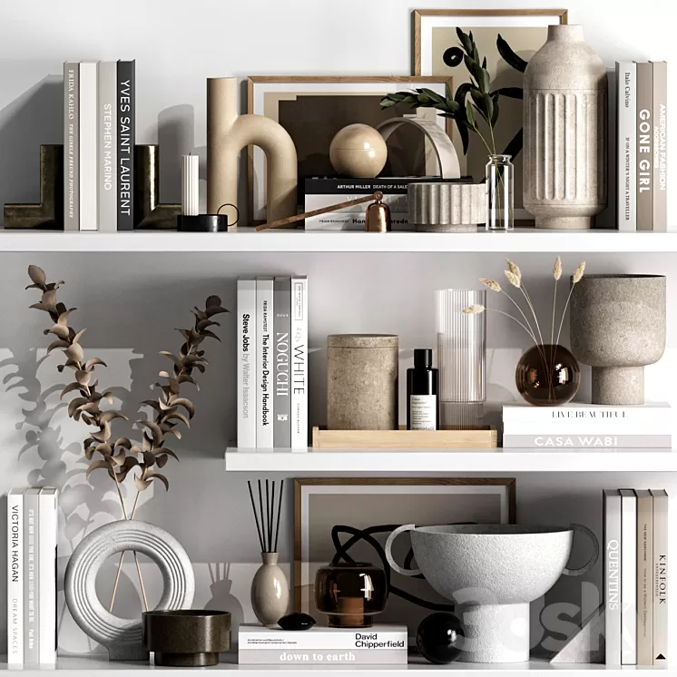 Decor set 55 3D Model Free Download