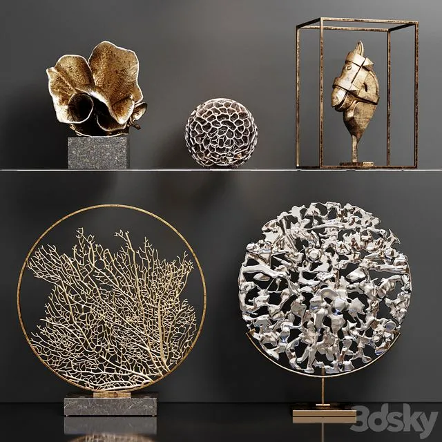 Decor Set 56 3D Model Decor Set 56 3D Model