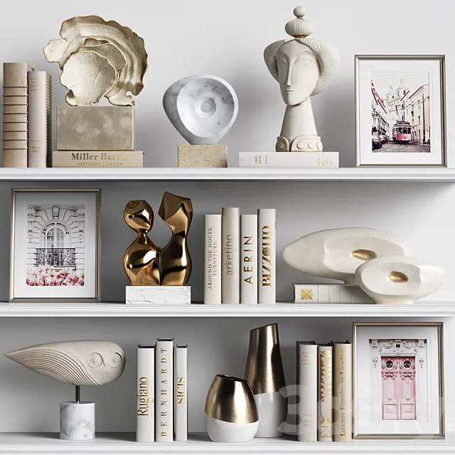 Decor Set 93 3D Model Decor Set 93 3D Model