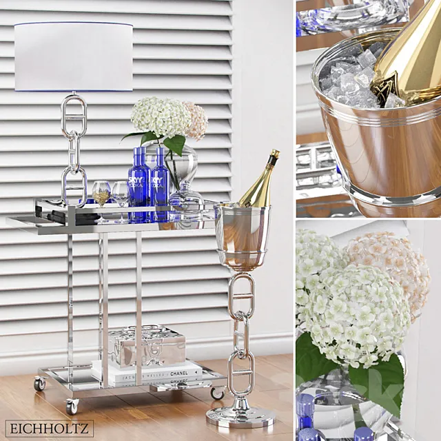 Decor set by Eichholtz 3D Model