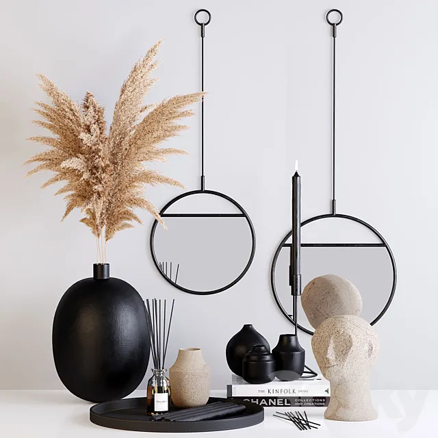 Decor set by Housewolf 3D Model