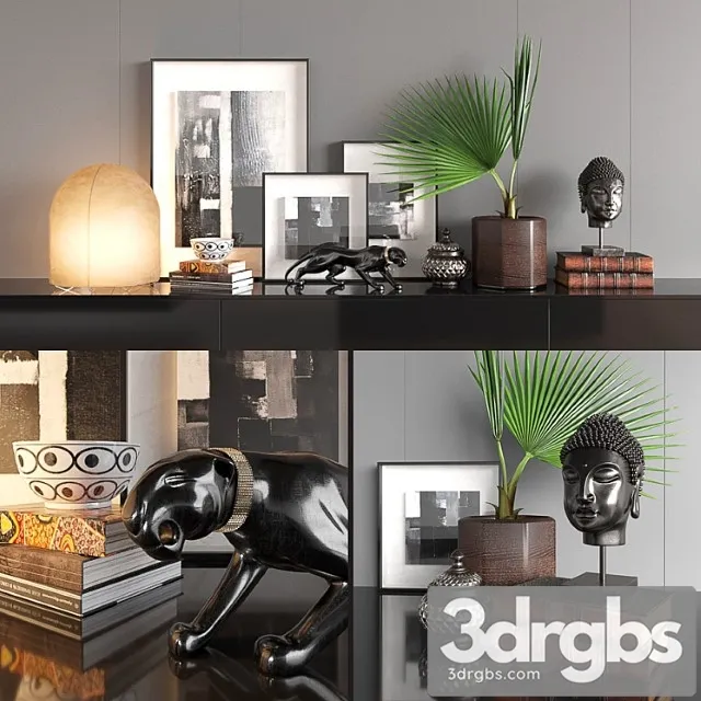 Decor set dharma 3D Model Download