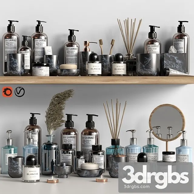 Decor set for bathroom 06 Decor set for bathroom 06