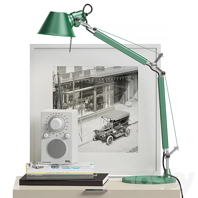 Decor Set for nightstand 3DModel