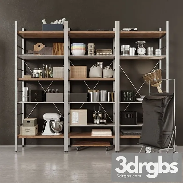 Decor set kitchen 3D Model Download