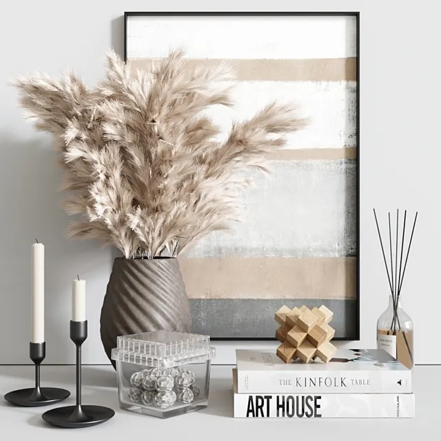 Decor Set Pampa Grass 3DModel