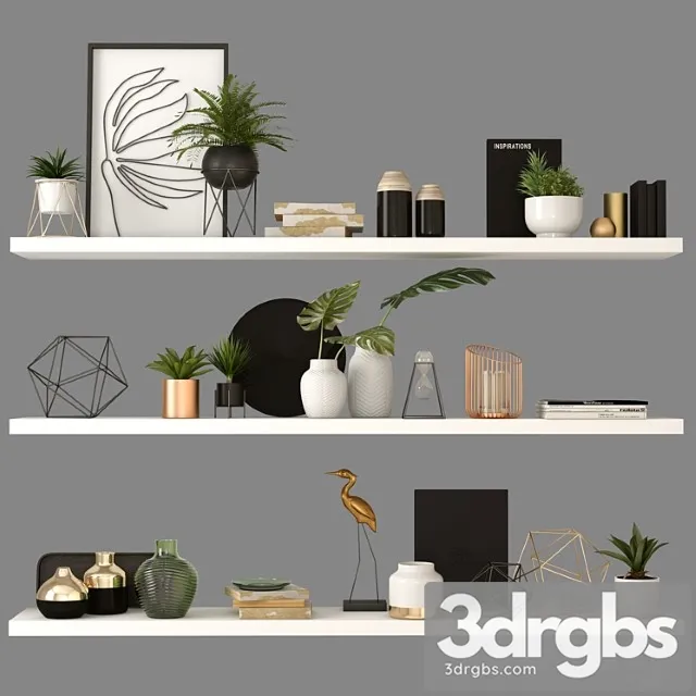 Decor set shelves