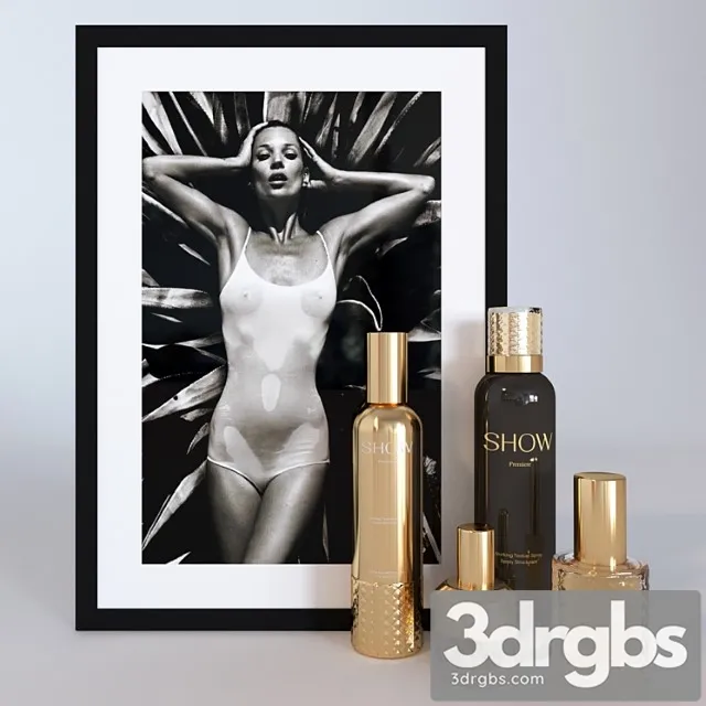 Decor Set Show Diekorativnyi Nabor 3D Model Download