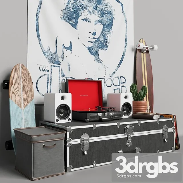 Decor Set Sk 2 3D Model Download