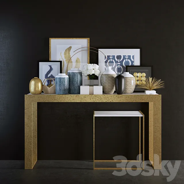 Decor set Williams-Sonoma 3DModel Decor set Williams-Sonoma 3DModel