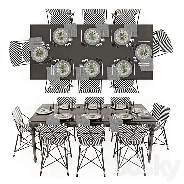 Decor Set_ EICHHOLTZ 3D Model