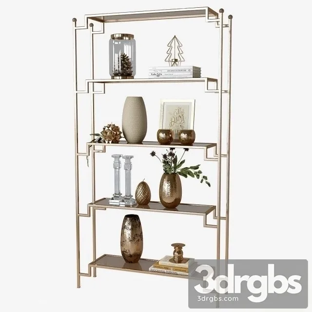 Decor Shelf Set 3D Model Download