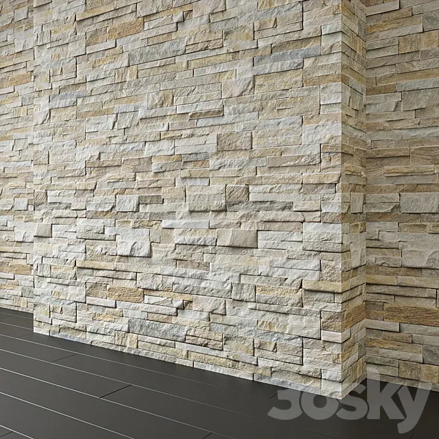 Decor Stone Msi Golden Honey 3D Model