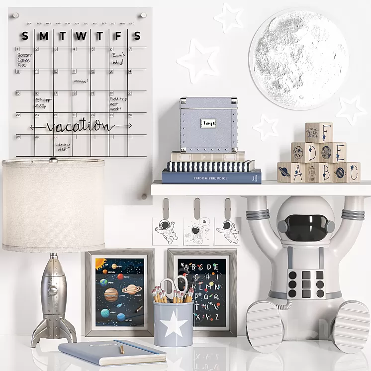 Decor & Toy for Kids & Teenager No.03 3D Model Free Download