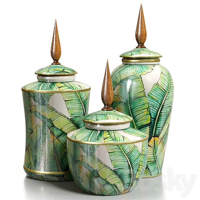 Decor vases 3DModel