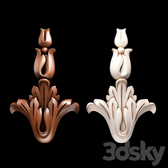 Decor wood 49494949651 3D Model Decor wood 49494949651 3D Model
