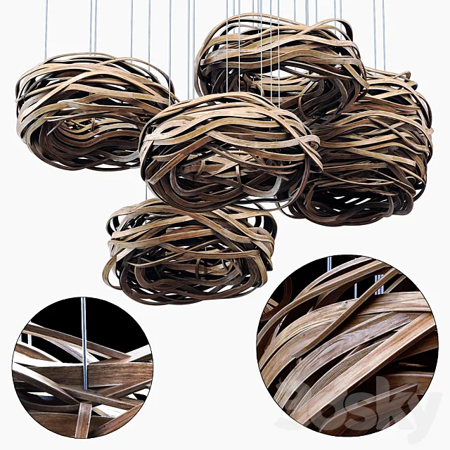 Decor wood nest n1 _ Decor wood nest No. 1 3DModel Decor wood nest n1 _ Decor wood nest No. 1 3DModel