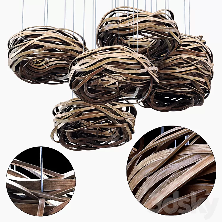Decor wood nest n1 / Decor wood nest No. 1 3D Model Decor wood nest n1 / Decor wood nest No. 1 3D Model