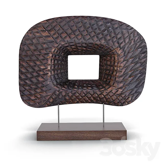 Decor wooden table 3D Model Decor wooden table 3D Model