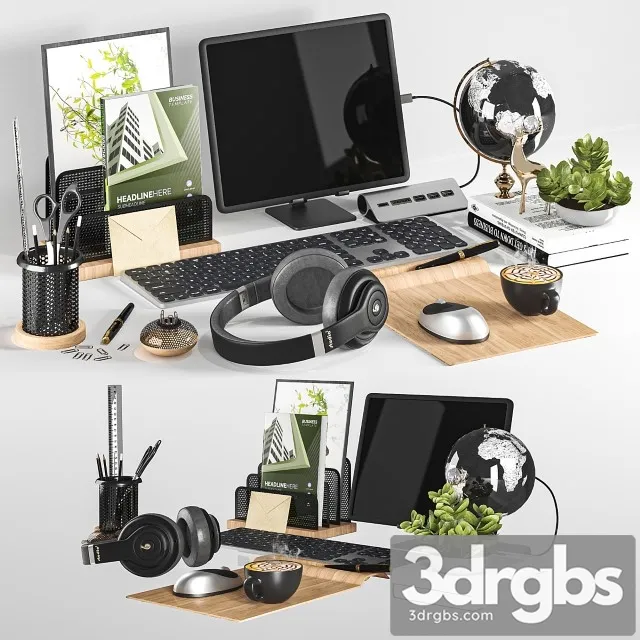 Decor Workspace 3D Model Download