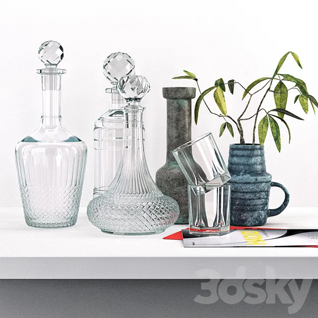 Decor_set_01 3D Model Decor_set_01 3D Model