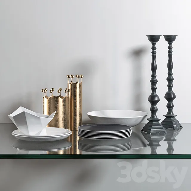 Decor_set_03 3D Model Decor_set_03 3D Model