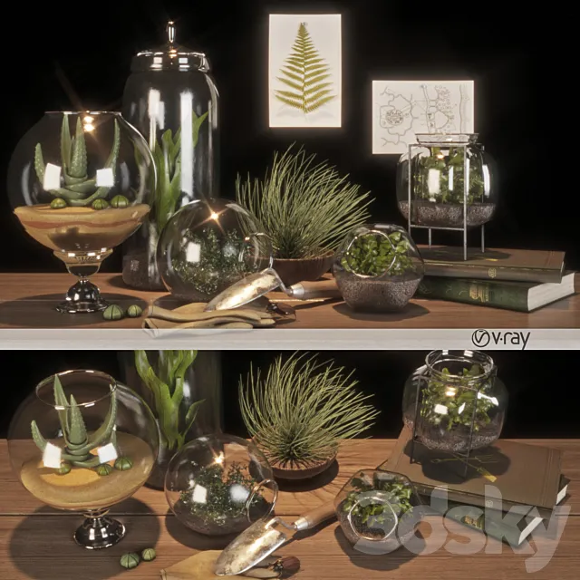 Decor_set_garden 3DModel