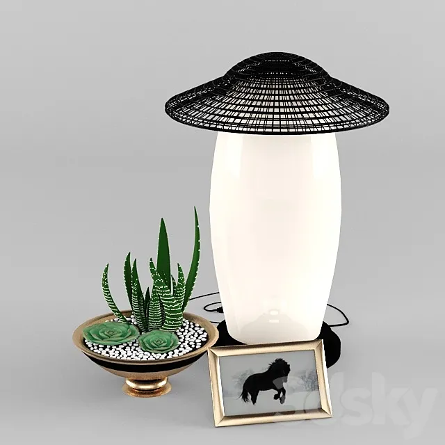 Decorated stuff 3D Model Decorated stuff 3D Model