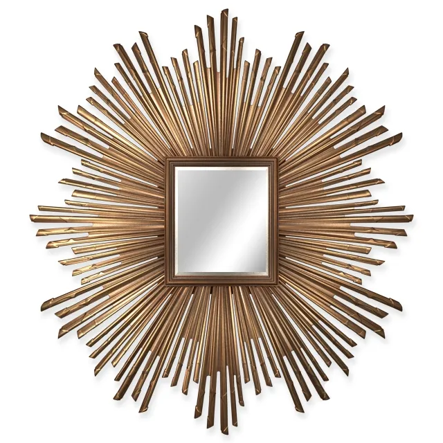 decoration – 17th C. Sunburst Mirror 3D Model