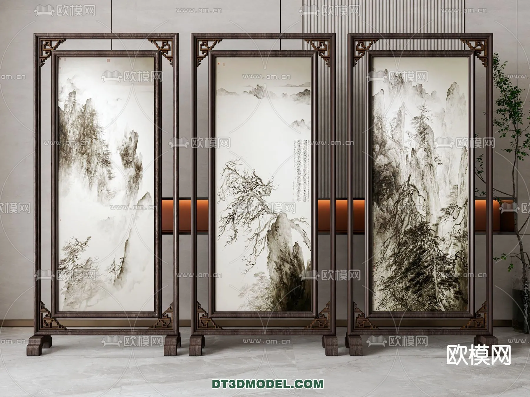 DECORATION – 3D PANEL – 3D Model For Interior Design – 891 DECORATION – 3D PANEL – 3D Model For Interior Design – 891