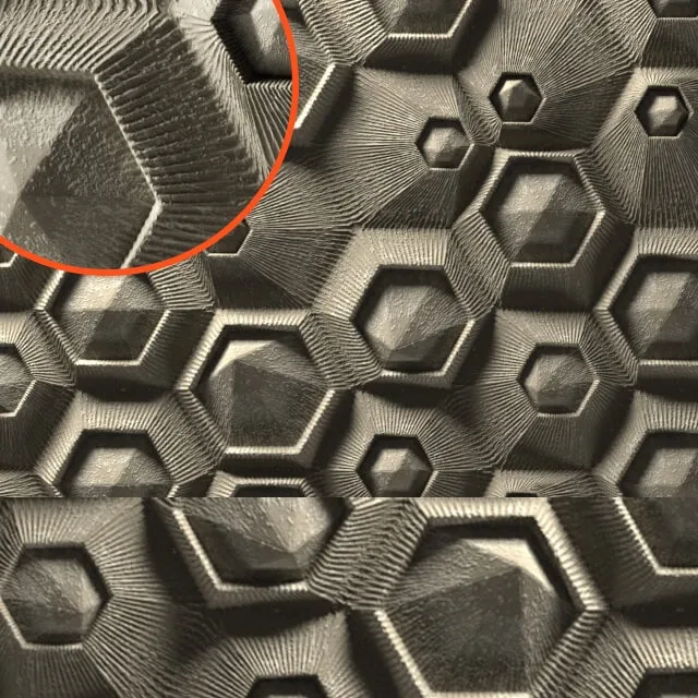 decoration – 3D panel – hxf-04 Exagon – by Elija Porter 3D Model