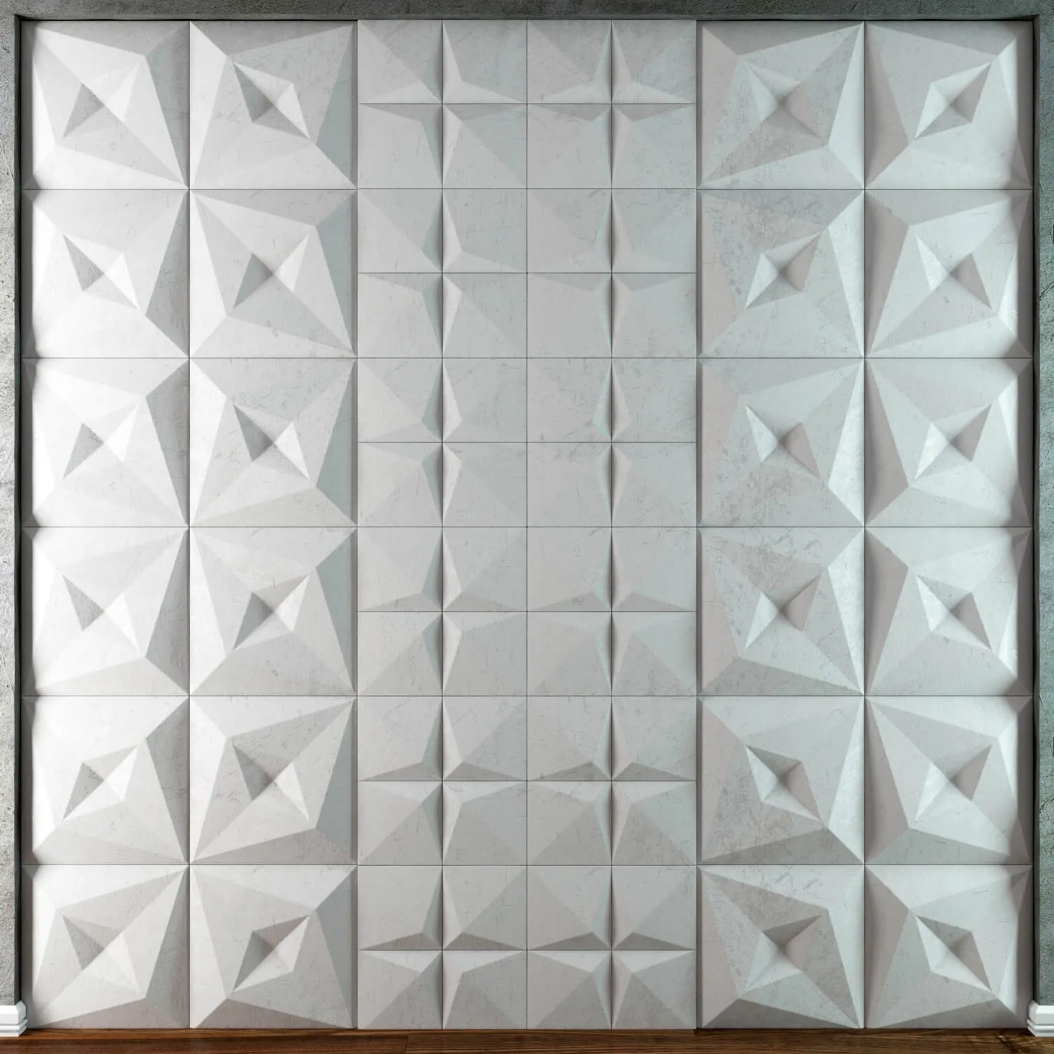 decoration – 3D panels Set 9 Subberjean 3D Model