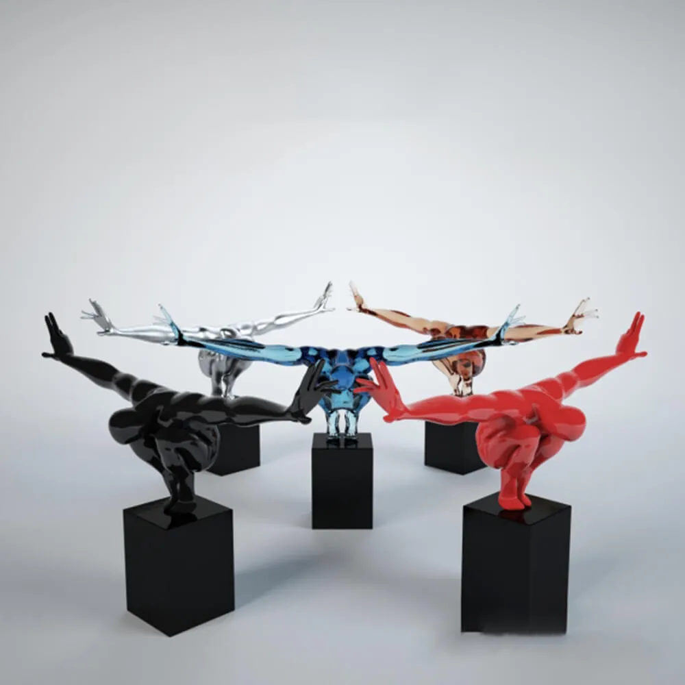 decoration – A sculpture of an athlete. Kare design 3D Model