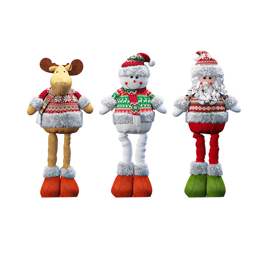 decoration – A set of Christmas toys 3D Model