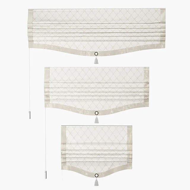 decoration – A set of Roman curtains Arissa 3D Model decoration – A set of Roman curtains Arissa 3D Model