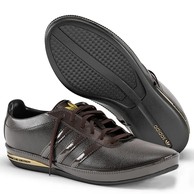 decoration – Adidas Porsche Design S3 leather brown 3D Model
