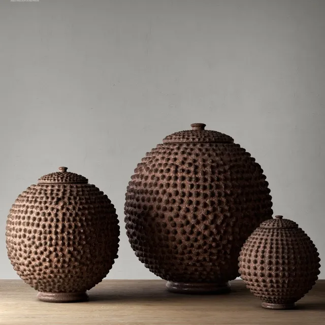 decoration – AFRICAN LOBI POT collection 3D Model