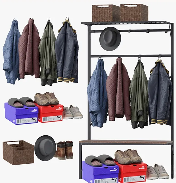 decoration – Andrew Hall Tree clothes 3D Model