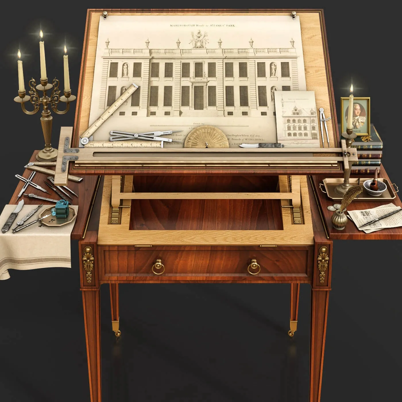 decoration – Architectural workshop AD1790 3D Model