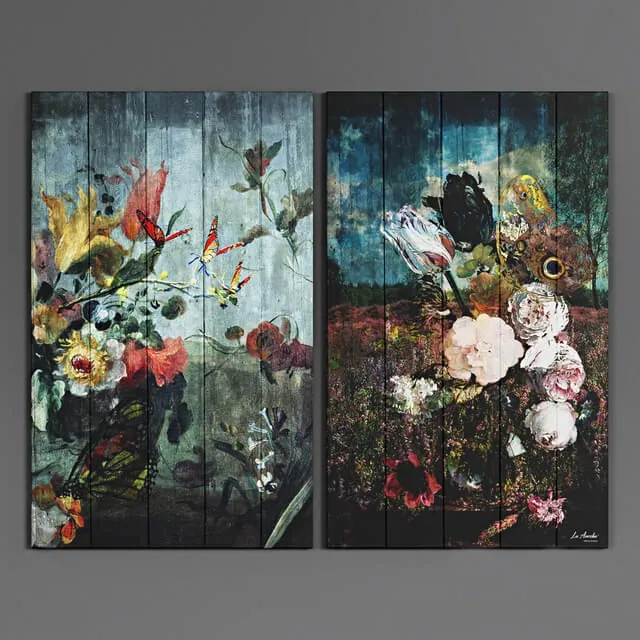 decoration – Art Panels by La Aurela 4 3D Model