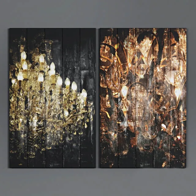 decoration – Art Panels by La Aurelia2 3D Model