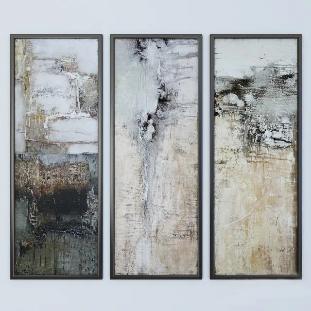 decoration – Art pictures 01 3D Model