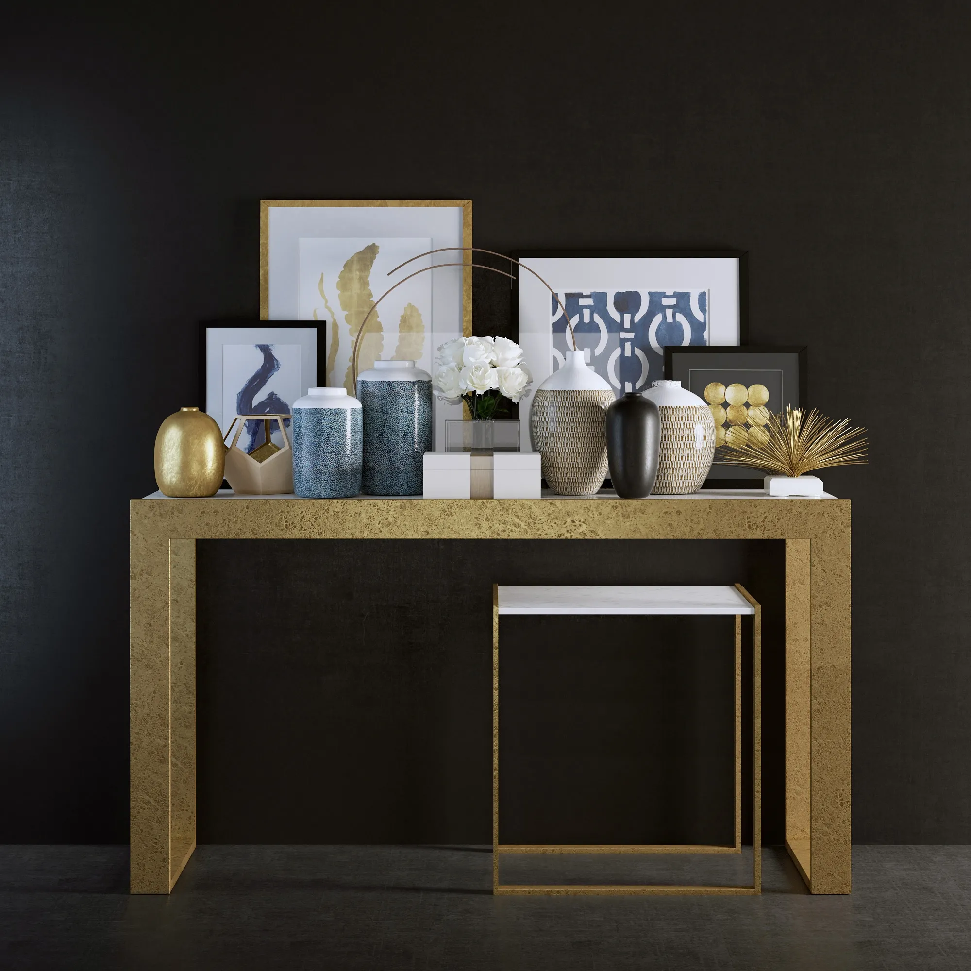 decoration – Arteriors decorative set 3 3D Model