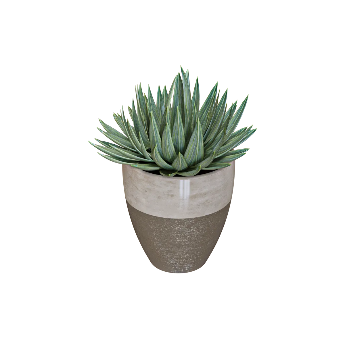 decoration – Artificial plant in a pot 3D Model