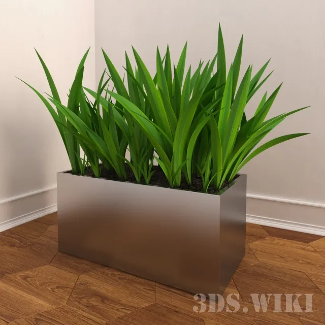 decoration – Artificial potted plant 3D Model