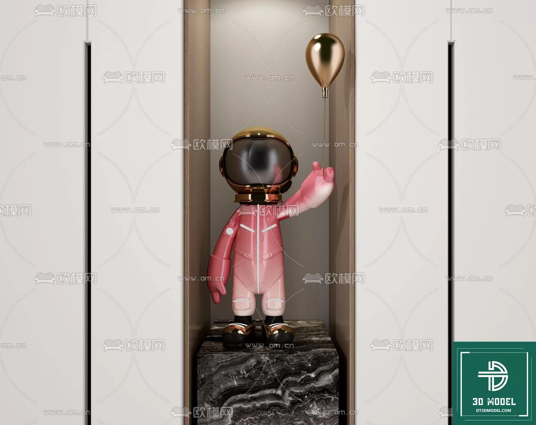 DECORATION – ASTRONAUT 3D MODELS – 001 DECORATION – ASTRONAUT 3D MODELS – 001