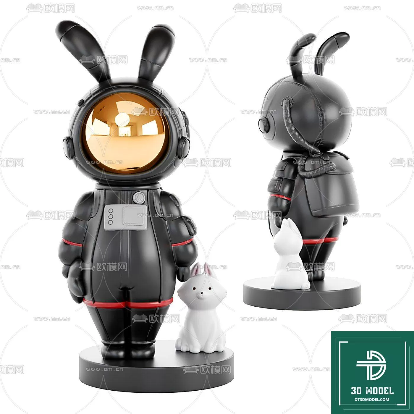 DECORATION – ASTRONAUT 3D MODELS – 007 DECORATION – ASTRONAUT 3D MODELS – 007